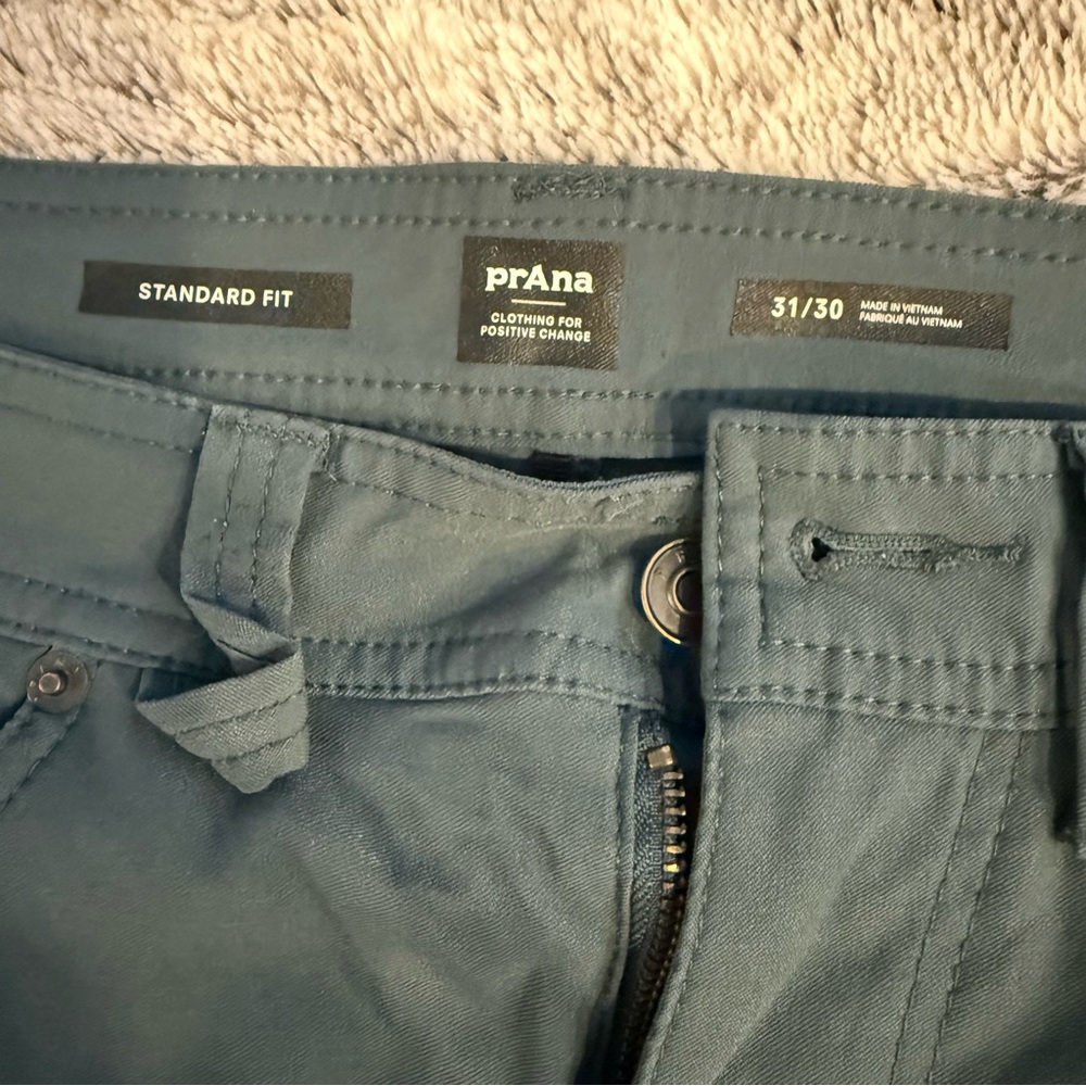 Prana Blue Straight Leg Pants
